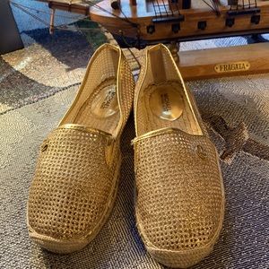 Michael Kors Women’s Kendrick Perforated Mesh Espadrille Flats